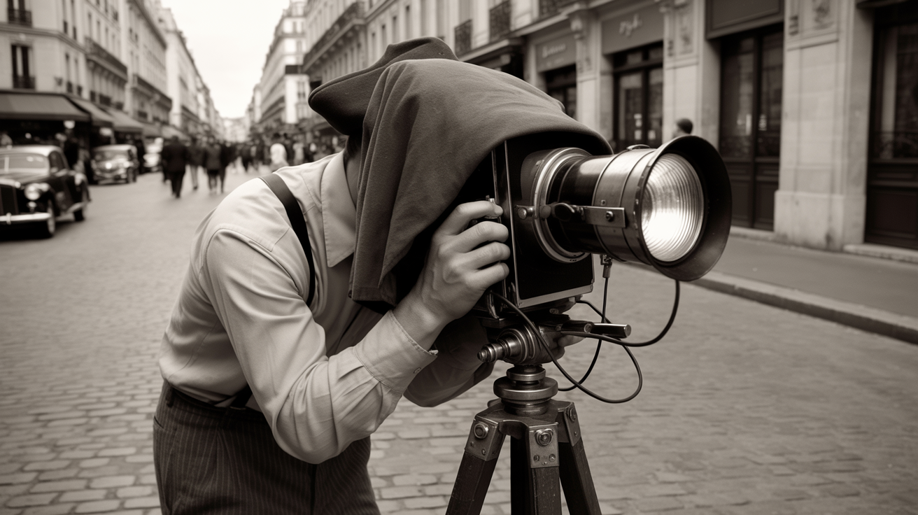 Photographe argentique vintage